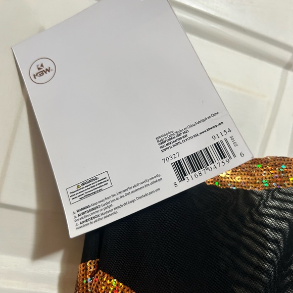 Blowout Cosplay Bumble Bee Black and Gold Sequin Fringe Dress! - Picture 4 of 7